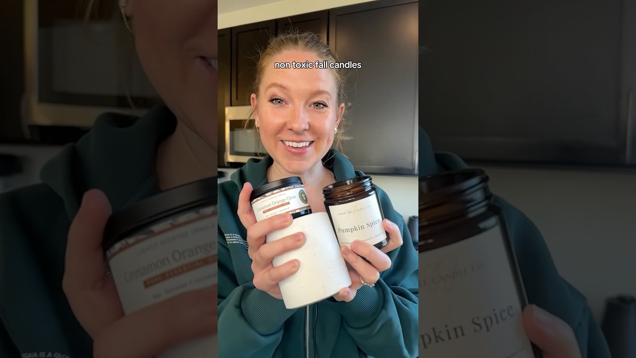 Non-toxic fall candles! 🍁🕯️🎃