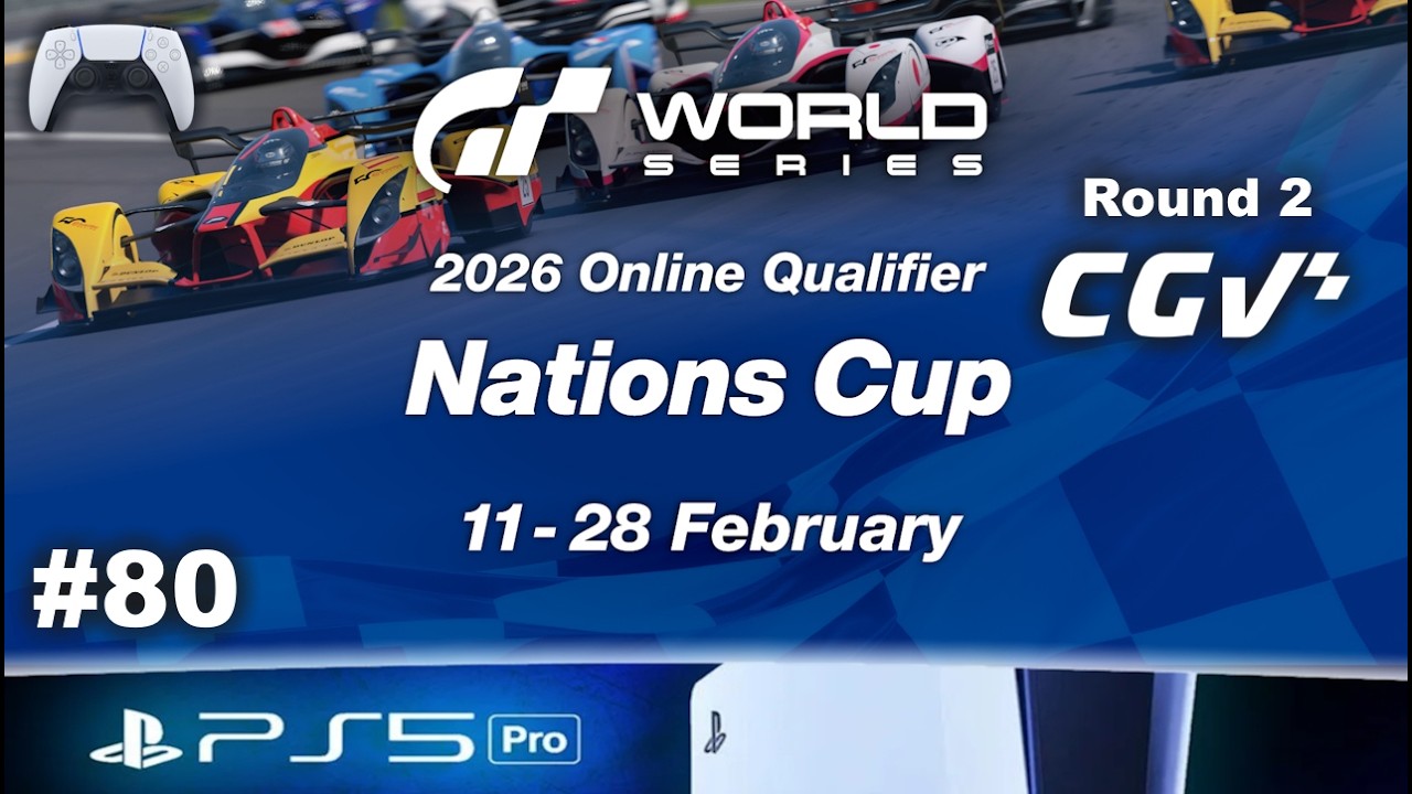 PS5 Pro 🎮 Gran Turismo 7 #80 - World Series 2026 – Online-Qualifying: Nations Cup - Runde 2🏁