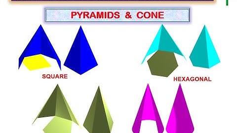 Development of Simple Pyramids & Cone