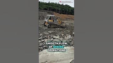 Komatsu D85E Bulldozer | Road Maintenance in Mining Area #shorts #coalmines