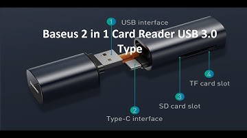 Baseus 2 in 1 Card Reader USB 3.0 Type – Amazing Products AliExpress 2020 |