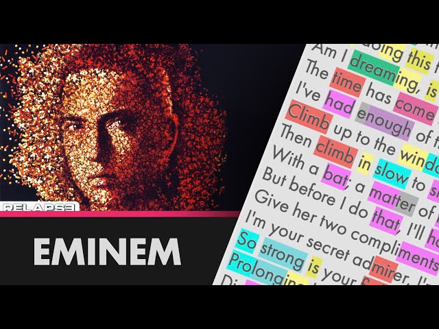 Eminem - Music Box - Lyrics, Rhymes Highlighted (311)