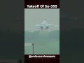 Takeoff Of Russian Su-35S #military #russianmilitary #militarytech #takeoff