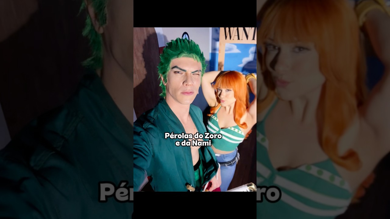 Nami e Zoro- One Piece Cosplays - Zoro se perdeu
