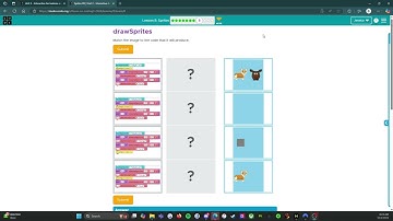 Code.org - CS Discoveries - Unit 3: Interactive Animations & Games: Lesson 8: Level 8