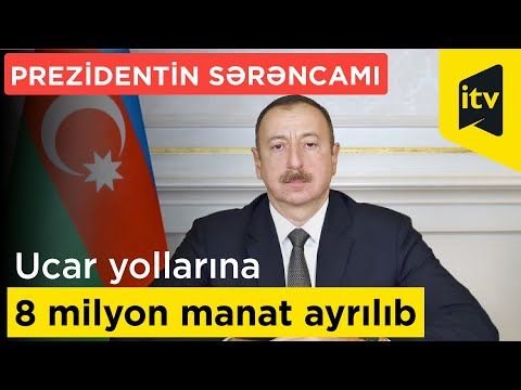 Ucar yollarına 8 milyon manat ayrılıb