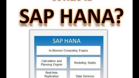 SAP  HANA 2.0 - Introduction