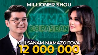 GULSANAM MAMAZOITOVA QANCHA PUL YUTDI? // MILLIONER SHOU // XIZMAT DOIRASIDAN TASHQARIDA