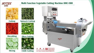 Automatic Multi Function Vegetable Cutting Machine I High-Capacity Vegetable Cutter Slice Dice Shred