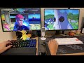 💡これ良い練習になるよ😳‼️【実写】新2vs2ゾーンに親子で挑戦‼️🔥10才PC勢のフォートナイト／小学生／ゲーミングキーボード／Ducky One 2 Mini／ダブル手元動画