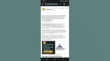 😚 AAI Junior Executive ATC Vacancy 2023 ✅ #aairecruitment #aaiatc #thinkgovtjobs
