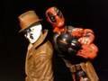 Rorschach and deadpool marveldcbuddy cop parody