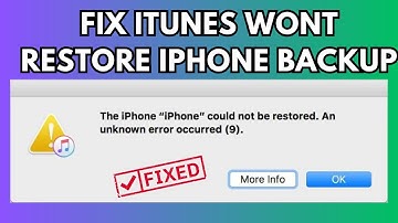 How To Fix iTunes Won’t Restore iPhone Backup