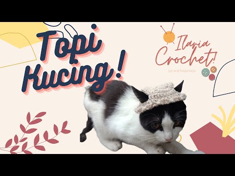 Topi Kucing Rajut