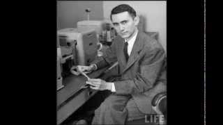 Colorisation of a photograph of Claude Shannon
