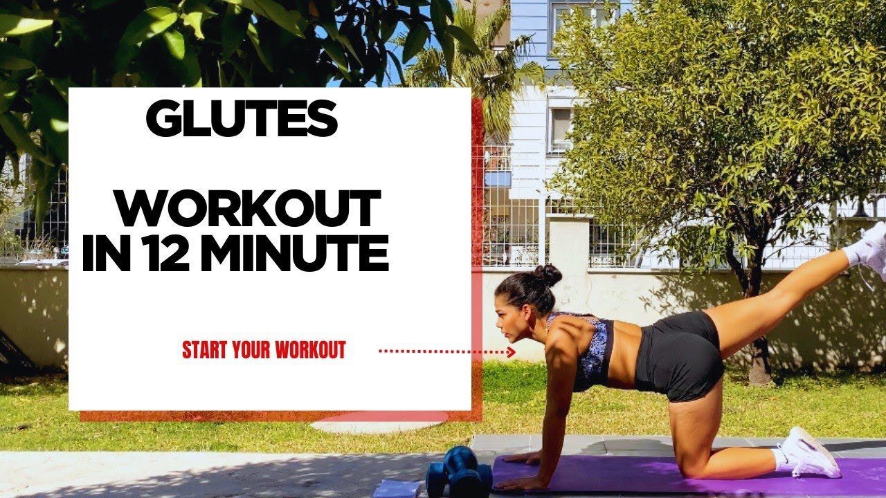 12-Minute Dumbbell Glute Workout 🔥 Feel the Burn & Grow Your Glutes ...