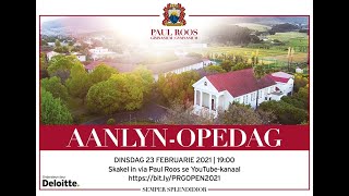 Paul Roos Opedag / Open Day 2021