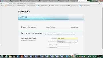 Pbworks Creating Account