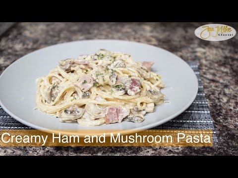 Video: Hoe Maak Je Fettuccine Met Champignons En Ham