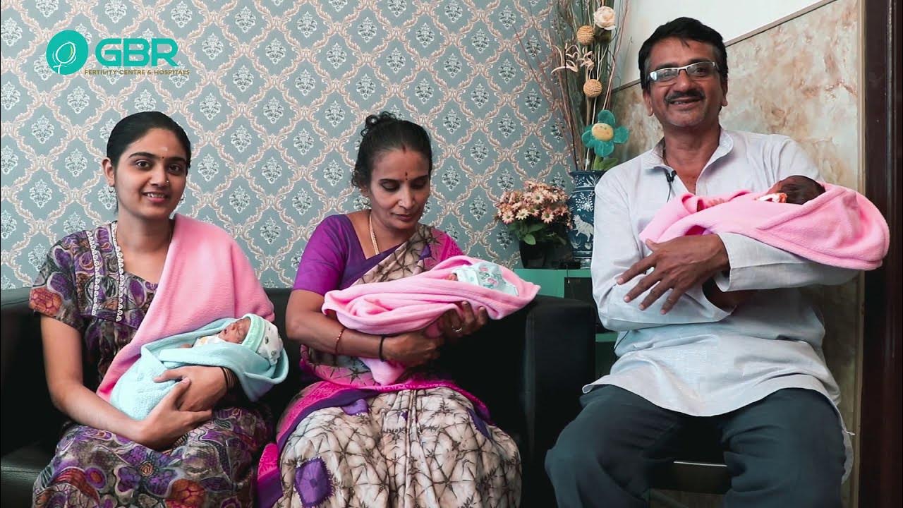 Miracle Triplets Baby Success Story | Mother Delivers at GBR Clinic ...