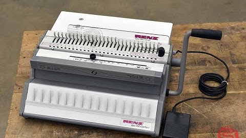 Renz ECO 360 ComfortPlus Pitch Electric Wire Binding Machine