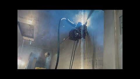 Welding a jail cell with the K-BUG 3000