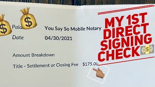 1st Direct Check - Loan Signing Agent