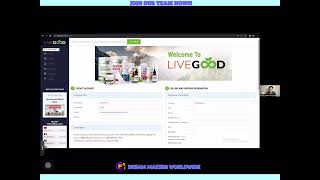 Register on LiveGood using Debit Card or Credit Card