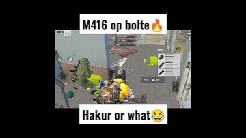 🔥M416 Op Bolte guys 😱 #short