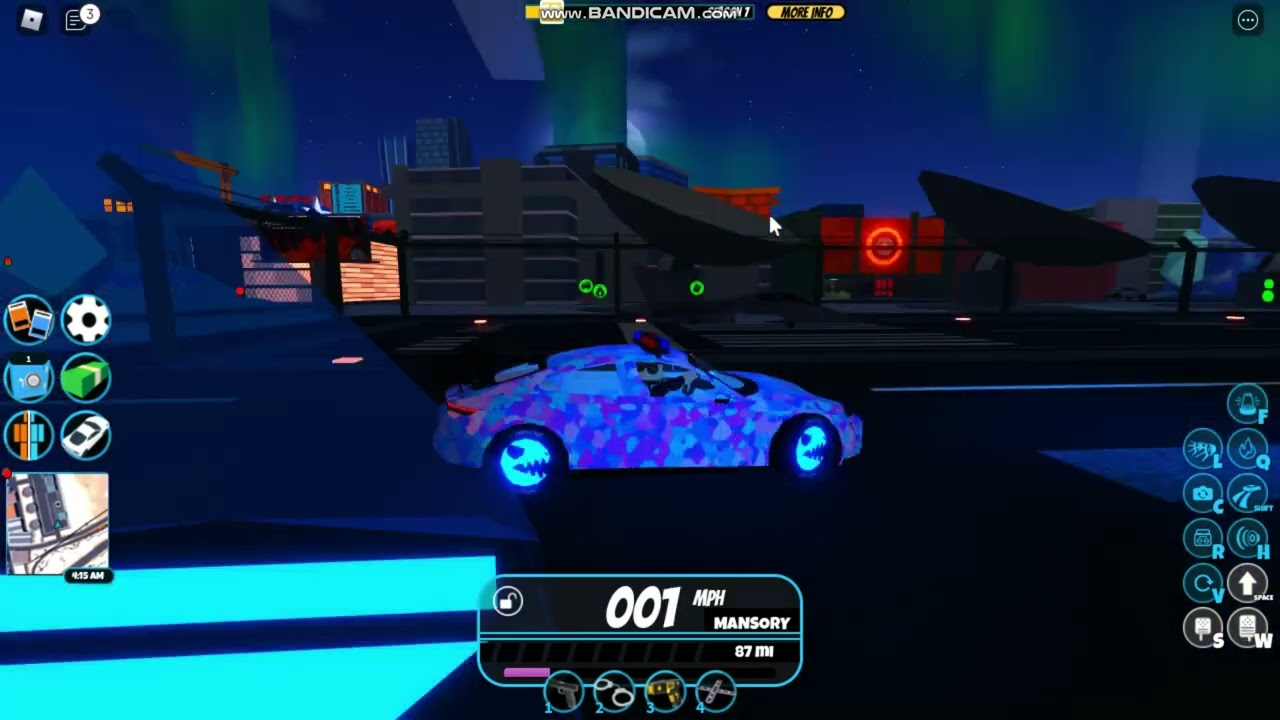 Unlocking and looking at the new Winter Camo texture [Roblox Jailbreak]