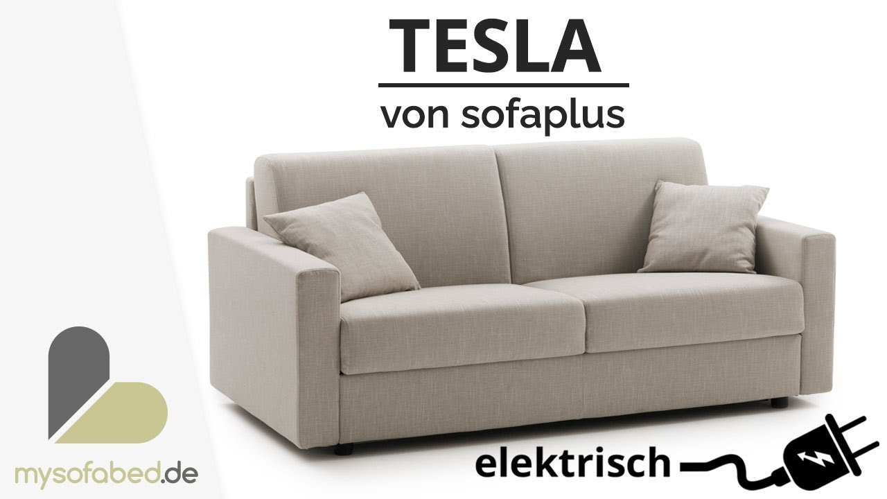 TESLA - elektrisches Schlafsofa von sofaplus