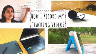 How to make Teaching Videos at home | How I record my videos | My Youtube Setup Tour (in Hindi)