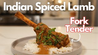 Lamb Shank with Indian spices