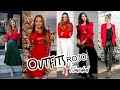 OUTFITS en  ROJO PARA TUS FIESTAS NAVIDEÑAS  (IDEAS)  | 🇵🇪 en USA