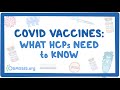 COVID-19 vaccines: What HCPs need to know