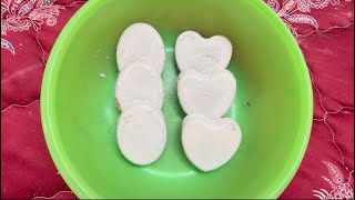 Oval And Love Shaped Reforms Crush With Cornstarch Topping Gymchalk Asmr Satisfying