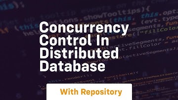 Concurrency control in distributed database