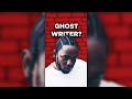 Kendrick Lamar is Being EXPOSED for Ghost Writing? | #Shorts