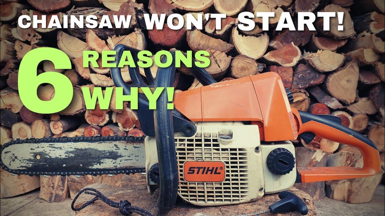 Chainsaw Doesn't Start? 6 Reasons Why & How To Fix! YouTube