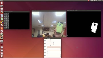 Opencv colour filtering and position detection