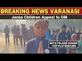 The children of Jansa appeal to the DM with folded hands for a playground. Samrat Sports Foundation.