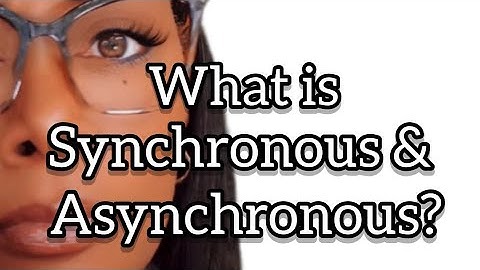 What is Synchronous and Asynchronous? || Psychology || Therapy || Ettienne-Murphy