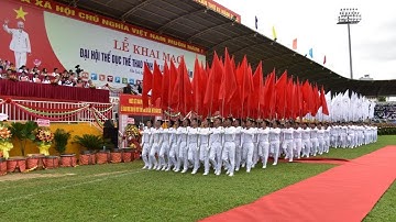 Đoàn Chư Sê tham gia diễu hành tại Đại hội TDTT tỉnh Gia Lai năm 2022