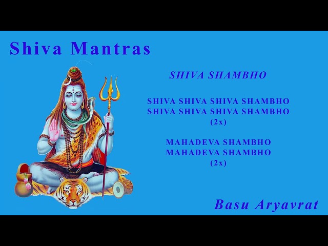 Shiva Shambho - Basu Aryavrat