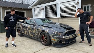 Paradox Exposed Camo Wrap After One Month The Truth About My Wrap Skill...mustang Gt500