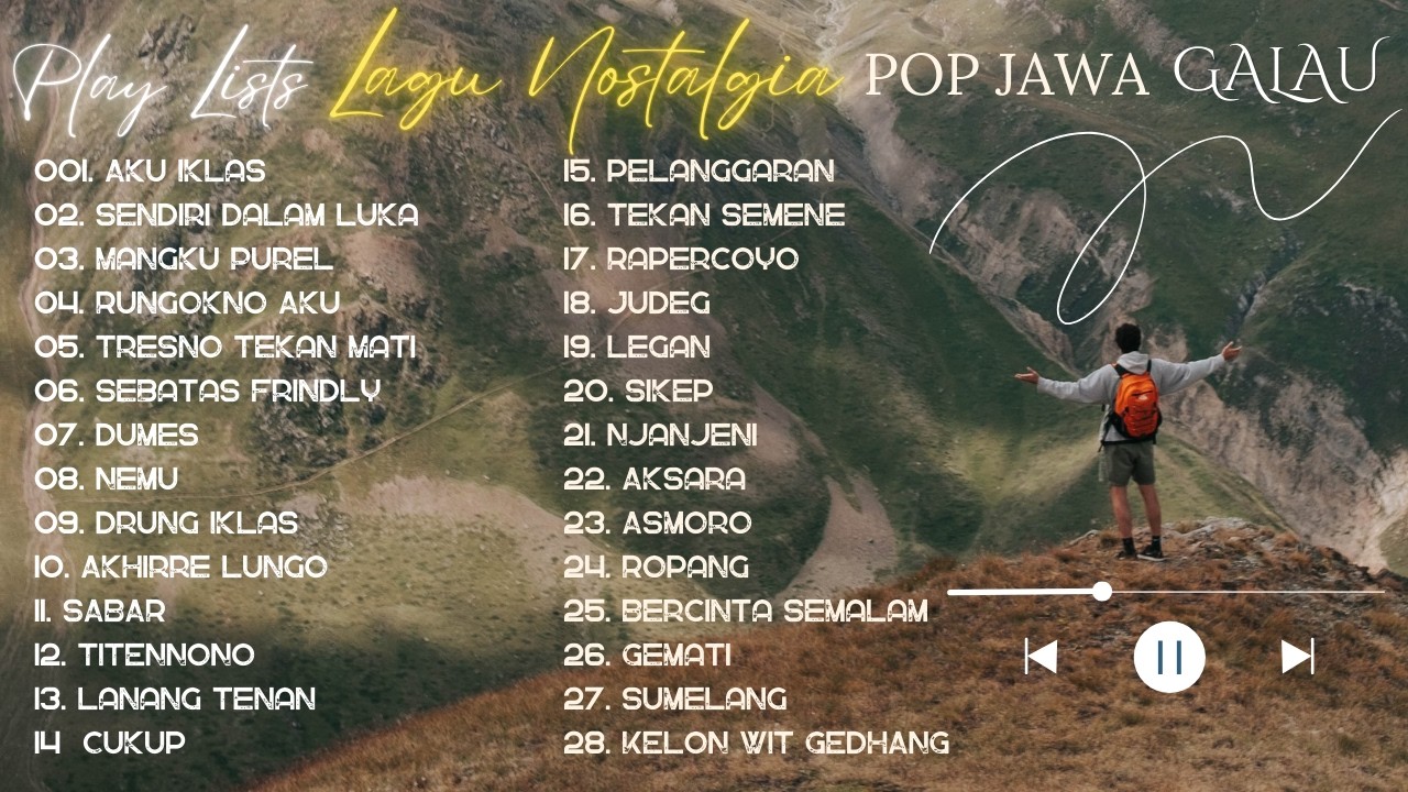 Kumpulan Lagu Nostalgia Pop Jawa Terbaru Tahun 2026 Pilihan Terbaik | Musik Teman Santai | populer🎧🎧