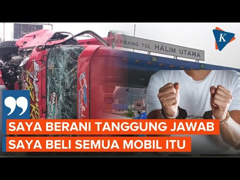 Sopir Truk Merah di Kecelakaan Tol Halim Utama Siap Beli Mobil yang Ditabrak