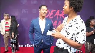 Brian J White Claudia Jordan Duane Finley Dear Frank Red Carpet Movie Interview with Reante B