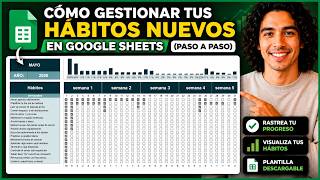 Cómo gestionar tus HÁBITOS NUEVOS en Google Sheets (Paso a Paso) 📅