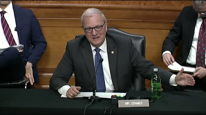 Sen. Cramer Delivers Opening Remarks and Questions Naval and Defense Officials at Seapower Hearing